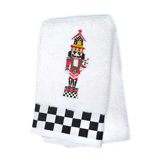 Gingerbread Nutcracker Hand Towel