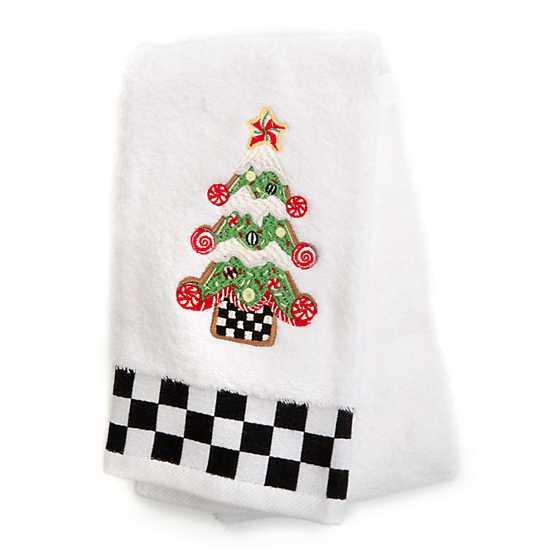 Gingerbread Tree Hand Towel