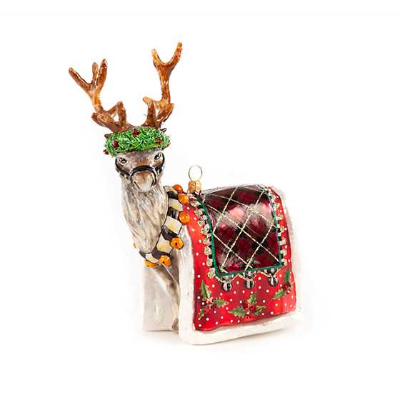 Glass Ornament – Aberdeen Reindeer