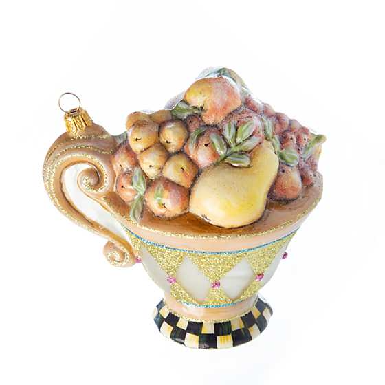 Glass Ornament – Della Robbia Teacup