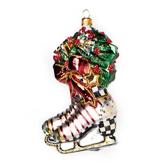 Glass Ornament – Holiday Skates