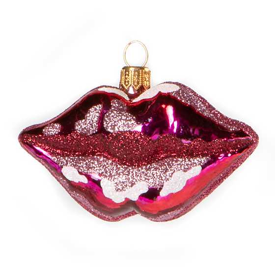 Glass Ornament – Pucker Up