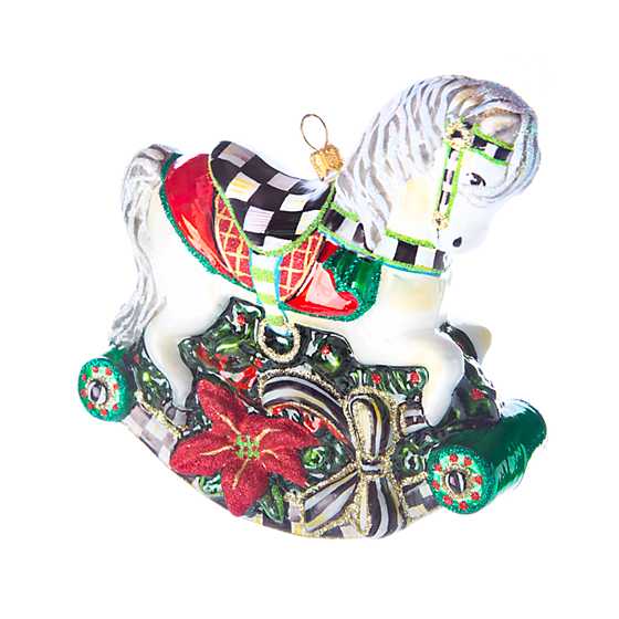 Glass Ornament – Rocking Horse