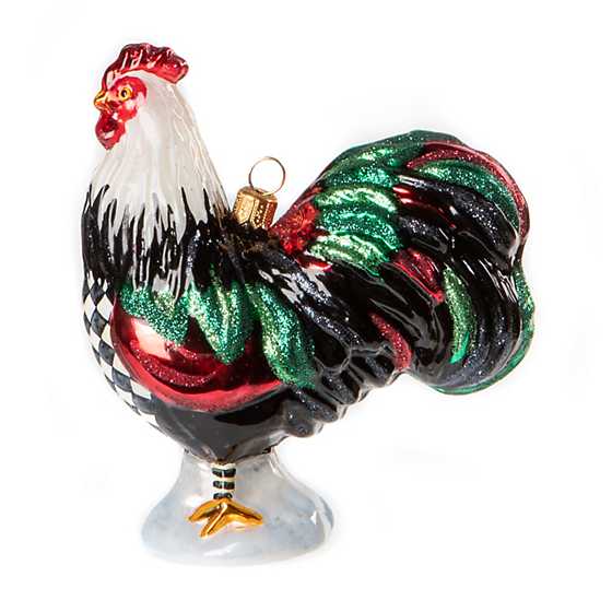 Glass Ornament – Rooster