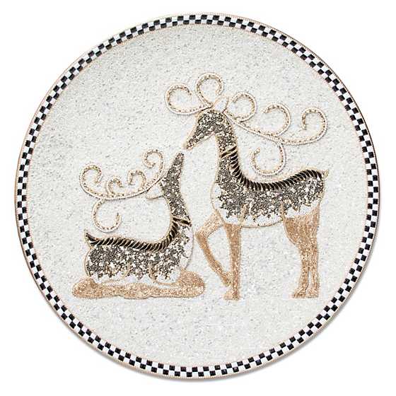 Golden Deer Decor Tray