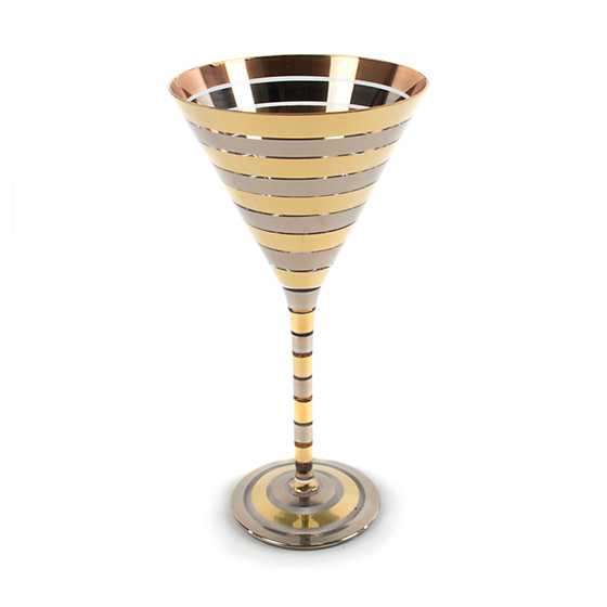 Golden Hour Martini Glass