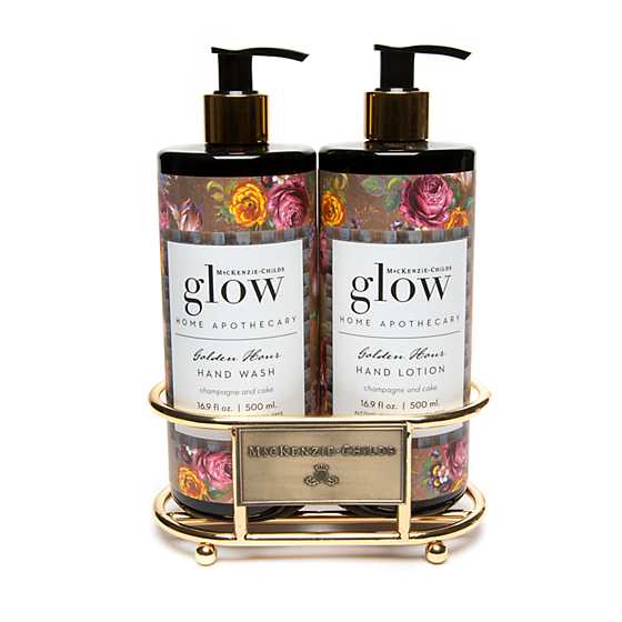 Golden Hour Soap & Lotion Caddy Set