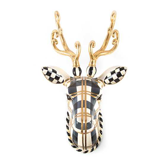 Golden Hour Tartan Deer Mount