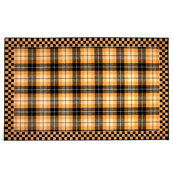 Golden Tartan Rug – 5’1″ x 8’2″