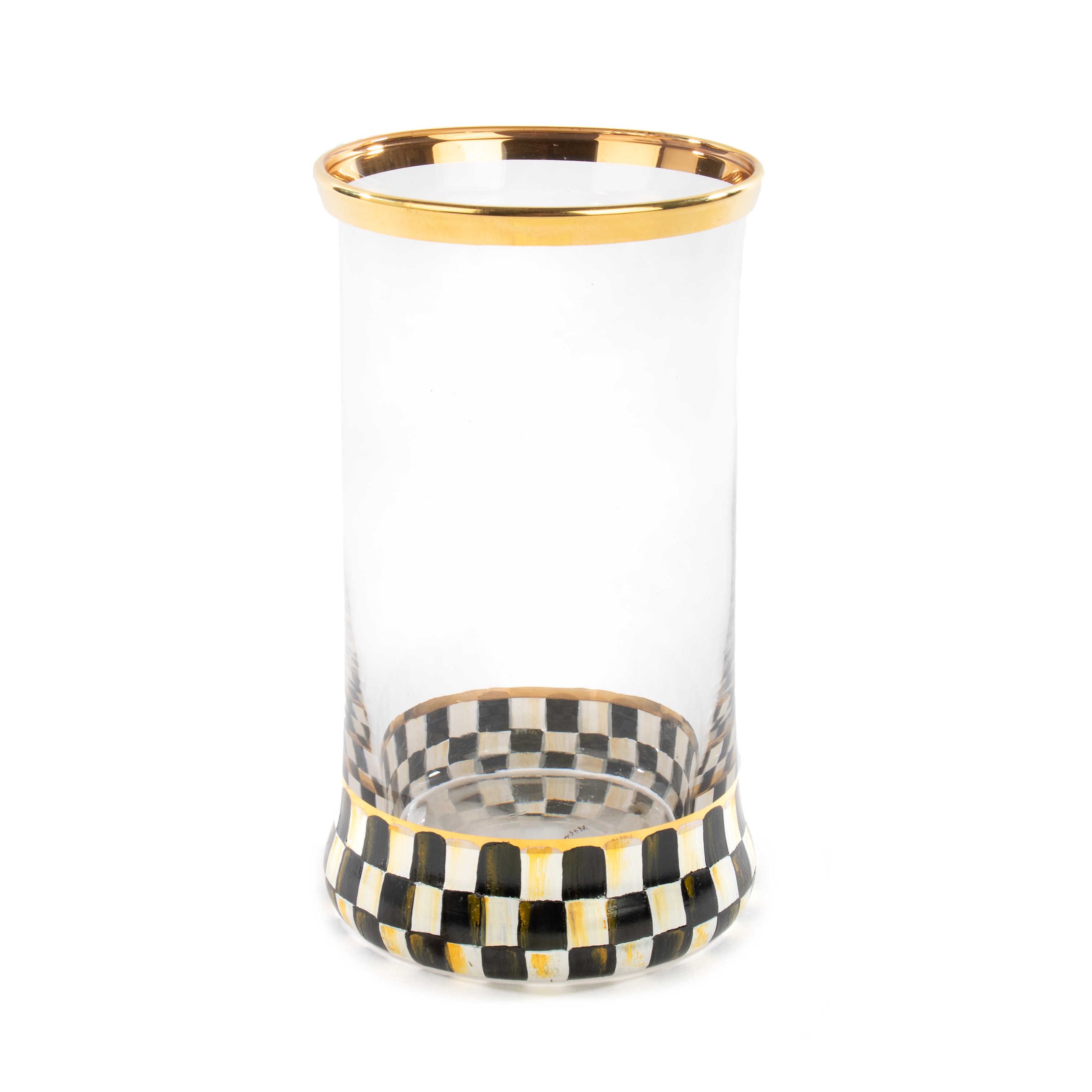 Courtly Check Highball Glass