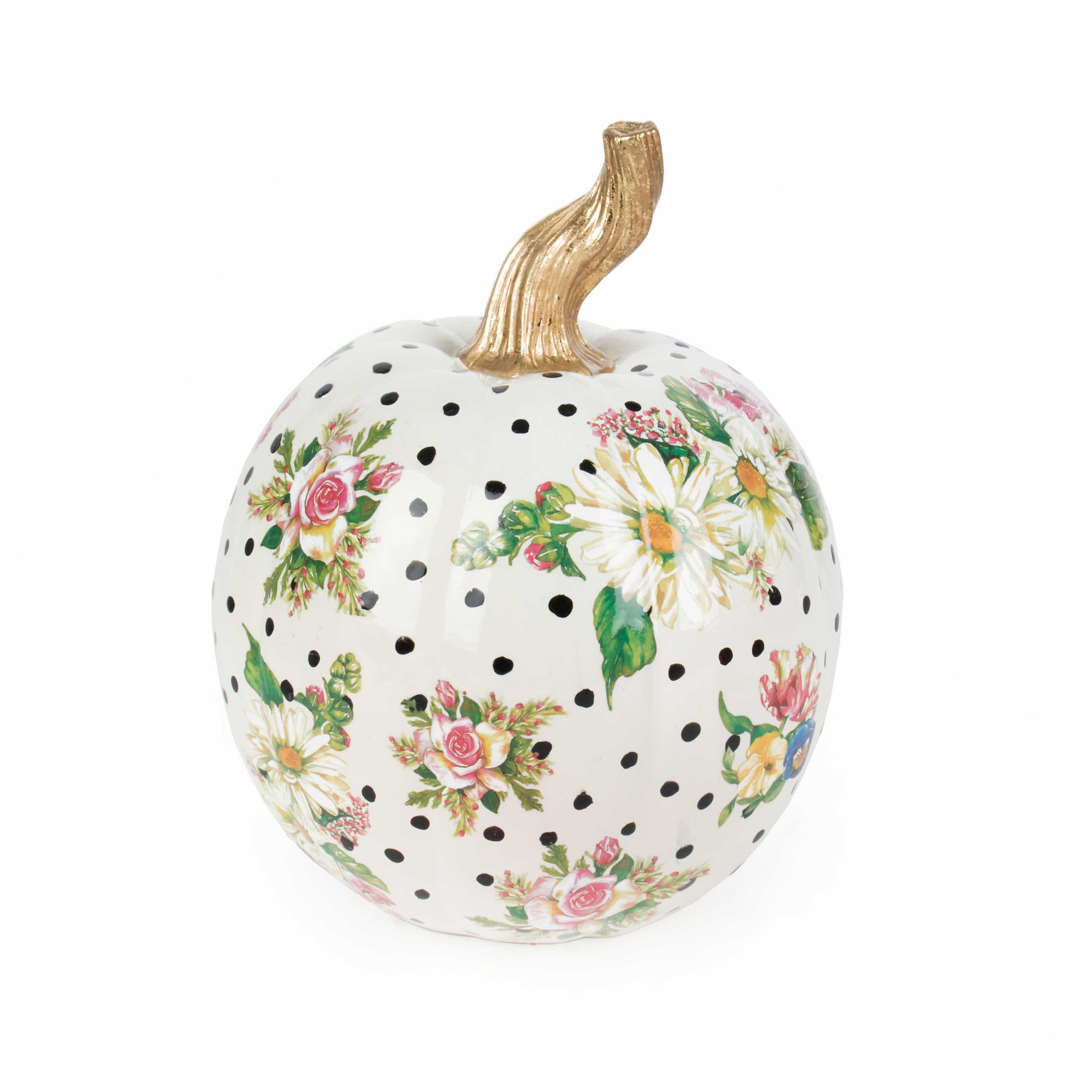 Flower Market Pumpkin – Small – White