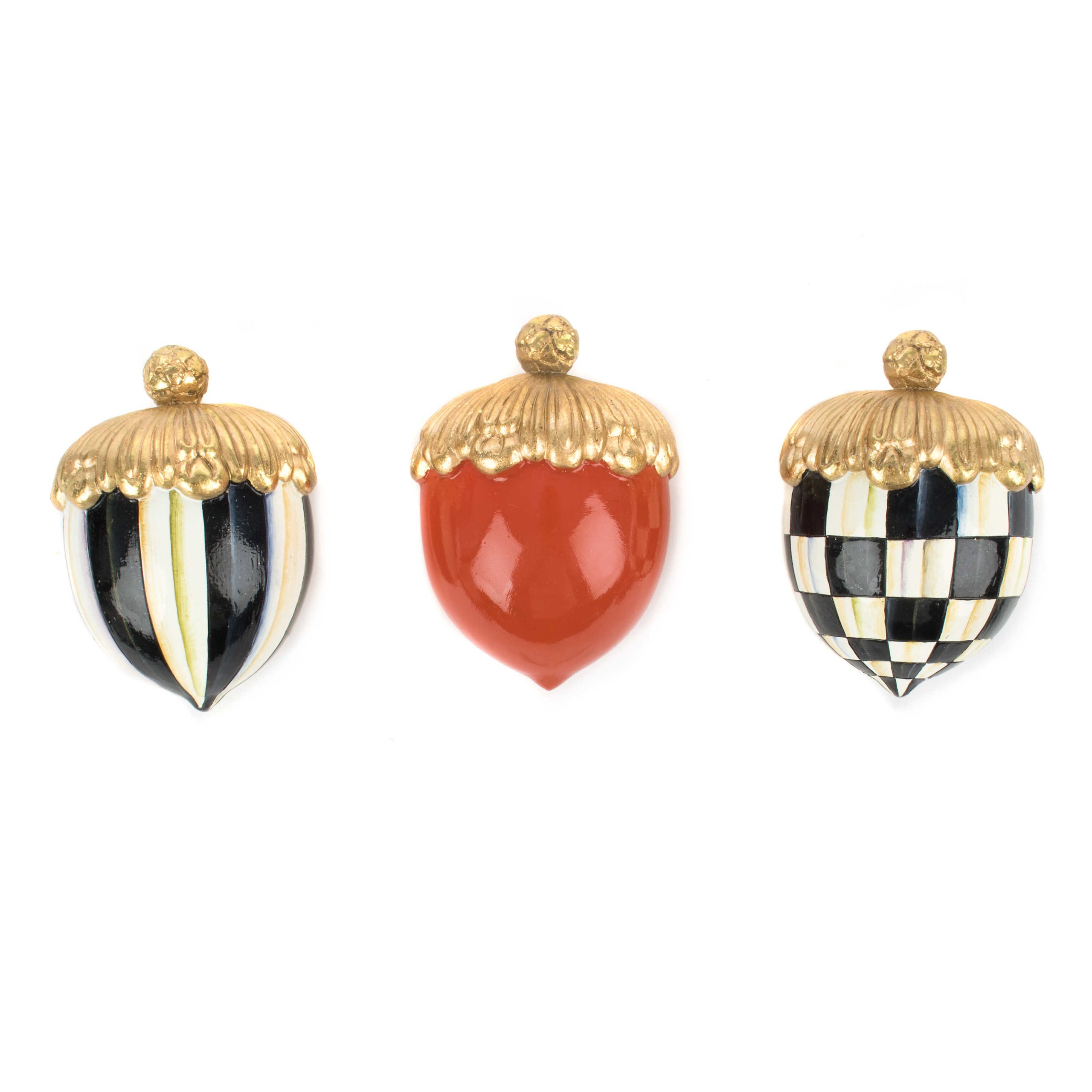 Courtly Acorns – Set of 3