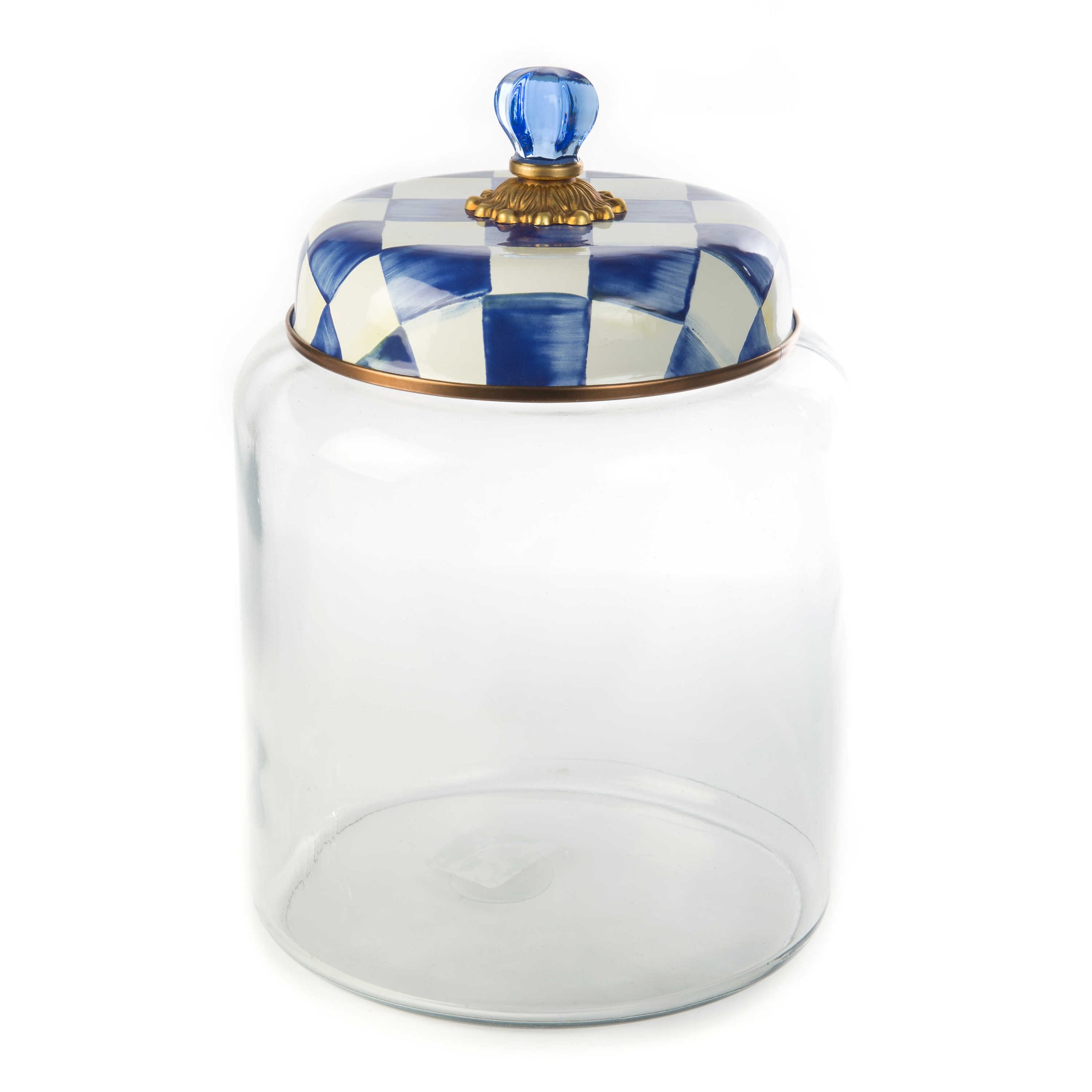 Royal Check Storage Canister – Bigger