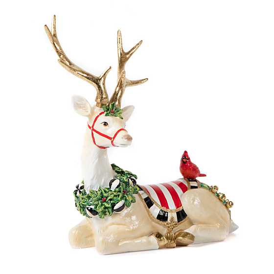 Jolly Deer – Sitting – White