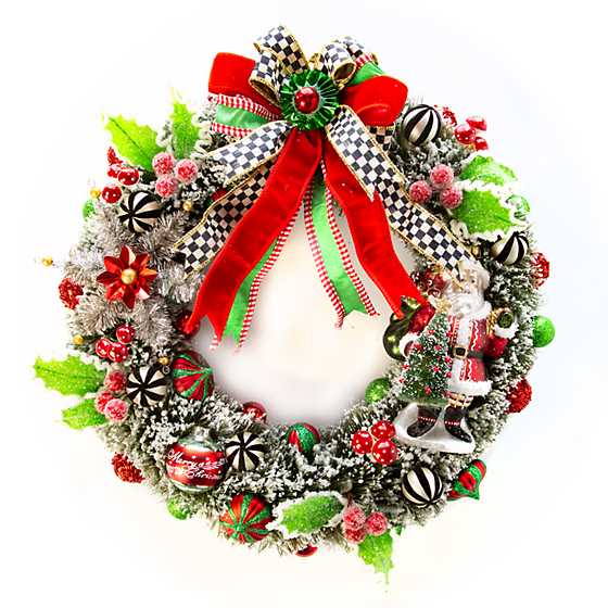 Jolly Holiday Nostalgia Wreath