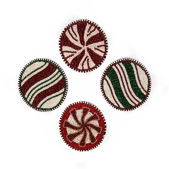 Jolly Ornaments Coasters – Set of 4