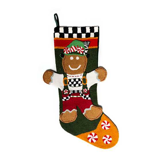 Jumbo Gingerbread Boy Stocking