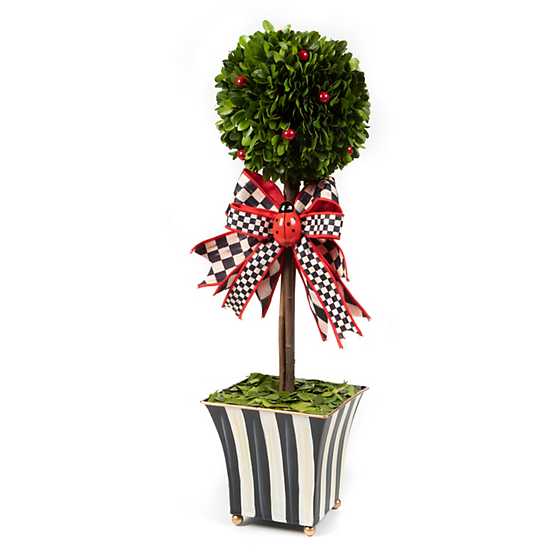 Ladybug Boxwood Topiary – Large