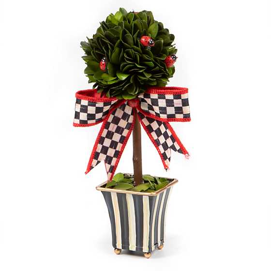 Ladybug Boxwood Topiary – Mini