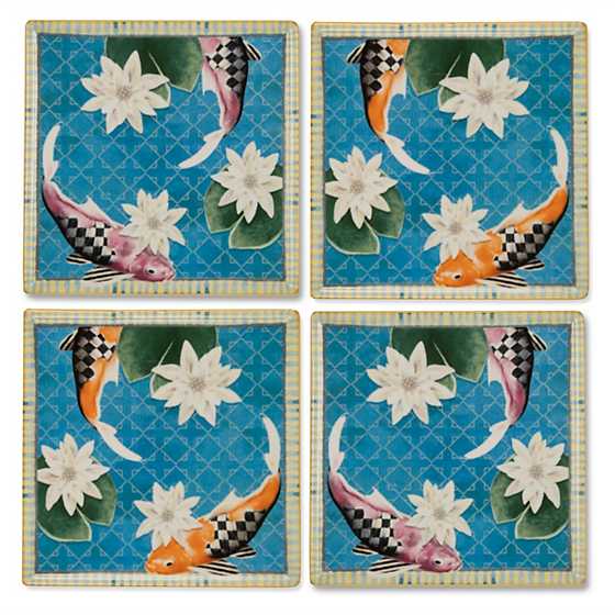 Lily Pond Coasters – Set of 4