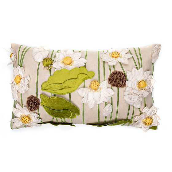 Lily Pond Lumbar Pillow