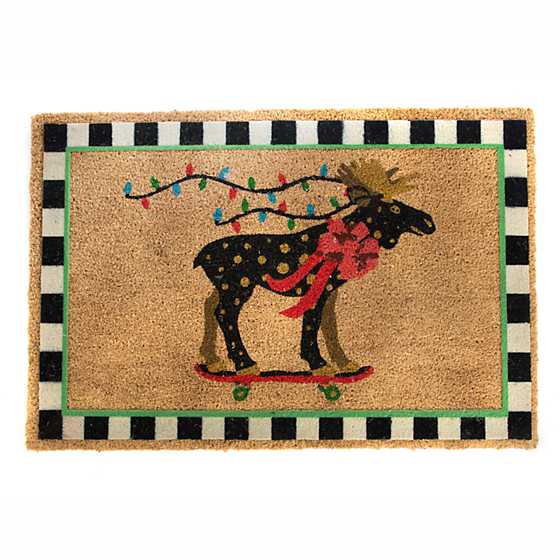 Moose on Parade Entrance Mat