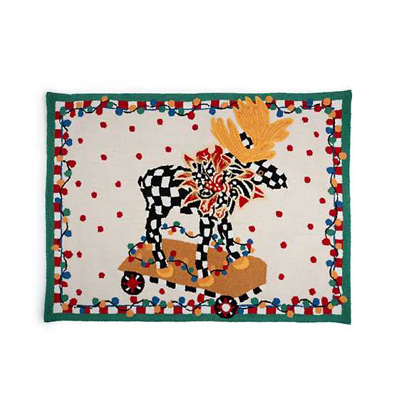 Moose on Parade Rug – 3′ x 4′