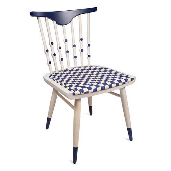 Musical Chairs Side Chair – Royal Check