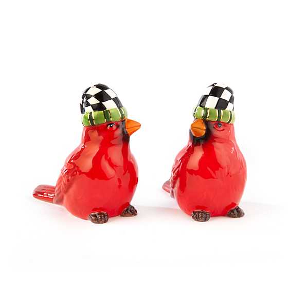 Night Cap Cardinals Salt & Pepper Set