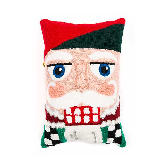 Nutcracker Santa Lumbar Pillow