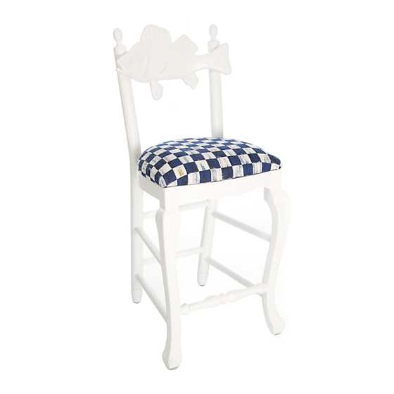 Outdoor Fish Bar Stool – Royal Check