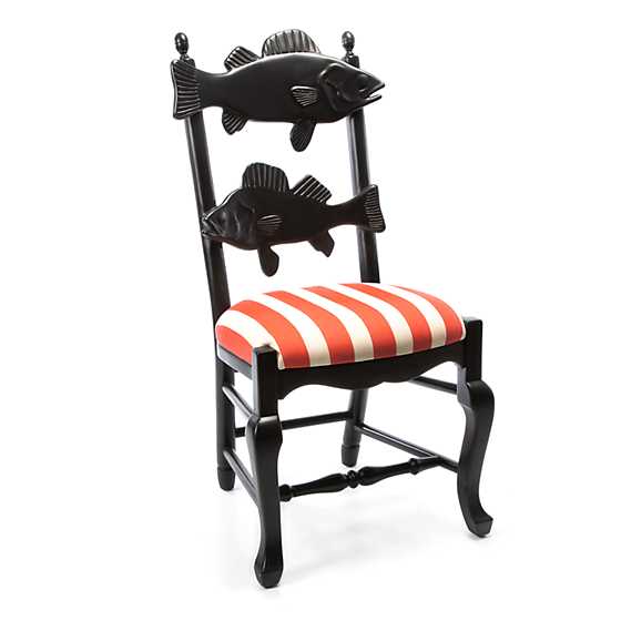 Outdoor Fish Chair – Cabana Stripe