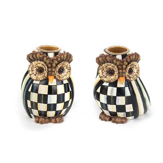 Owl Candlesticks – Set of 2