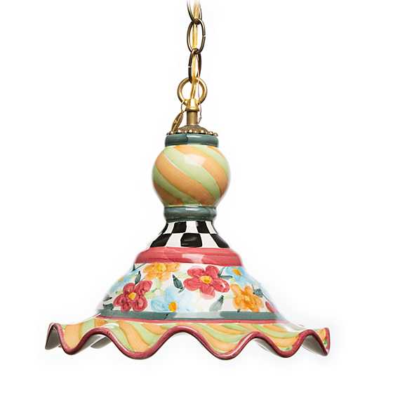 Painted Garden Pendant Lamp – Medium