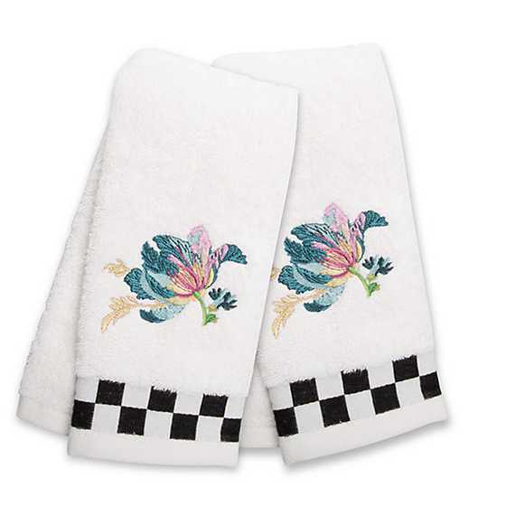 Parrot Tulip Fingertip Towels – Set of 2