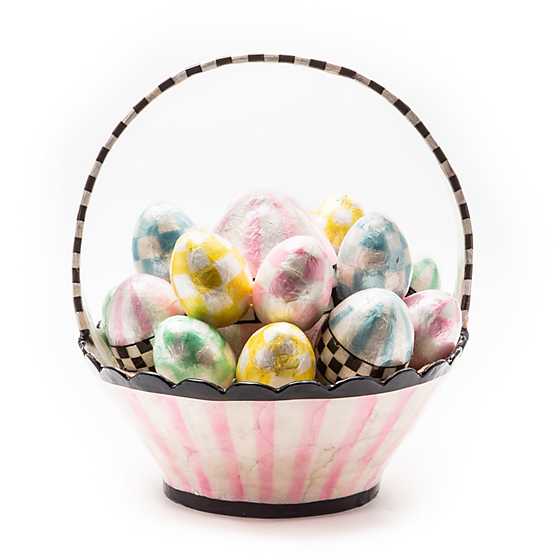 Pastel Egg Basket