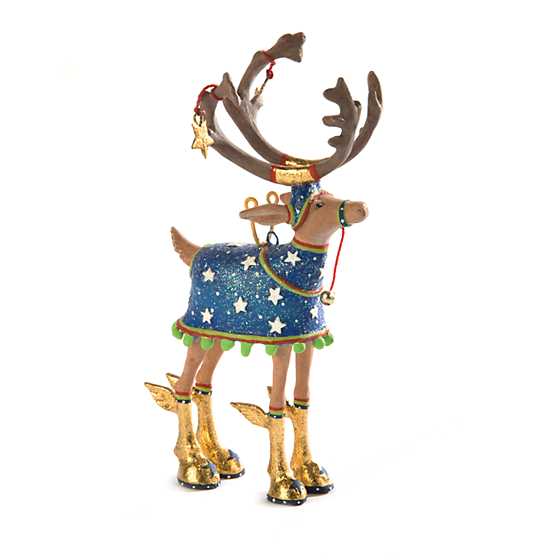 Patience Brewster Dash Away Comet Reindeer Mini Ornament