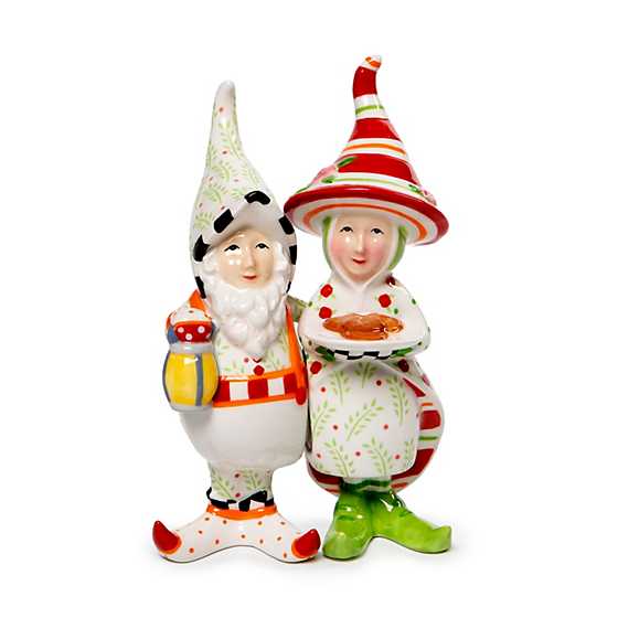 Patience Brewster Dash Away Elf Salt & Pepper Set