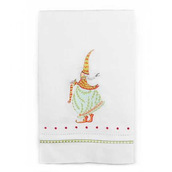 Patience Brewster Dash Away Mrs. Santa Tea Towel