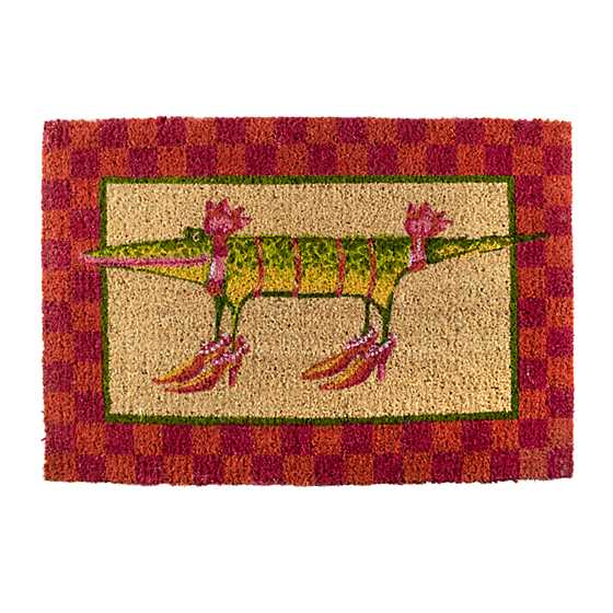 Patience Brewster Gloria Alligator Entrance Mat