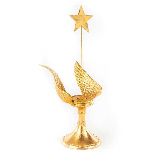 Patience Brewster Golden Angel Wing Candle Holder – Medium