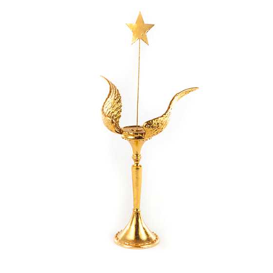 Patience Brewster Golden Angel Wing Candle Holder – Tall