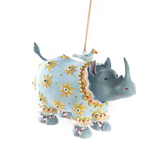 Patience Brewster Jambo Roberta Rhino Ornament