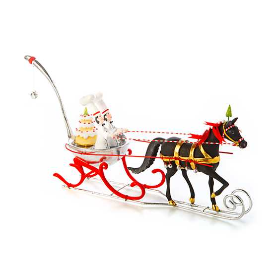 Patience Brewster Jingle Bells Sleigh with Bakers Figure