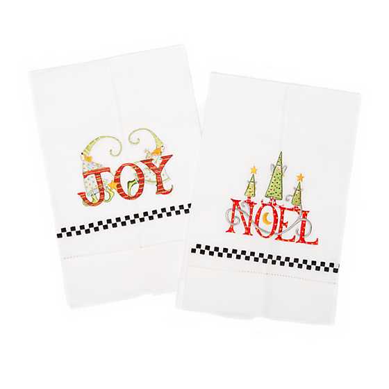 Patience Brewster Joy & Noel Tea Towels – Set of 2