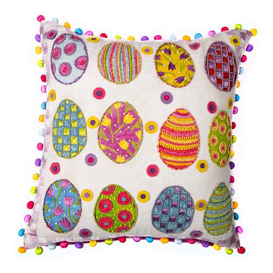 Patience Brewster Painted Egg Pillow