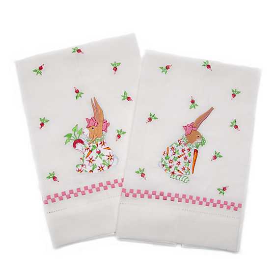 Patience Brewster Rabbit Tea Towels – Set of 2