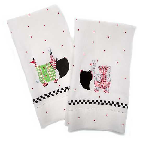 Patience Brewster Scottie Tea Towels – Set of 2