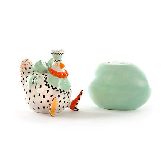 Patience Brewster Speckled Chicken Salt & Pepper Shakers