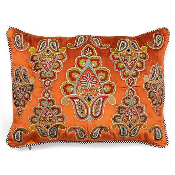 Persimmon Pistache Lumbar Pillow